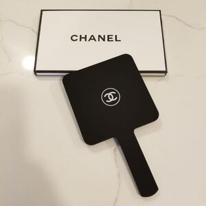 CHANEL Black Handheld Mirror